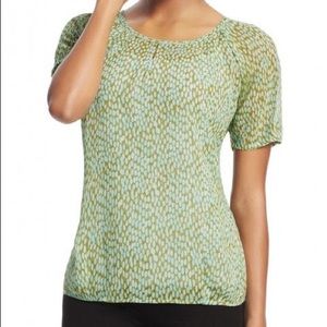 CAbi Green Pebble shirt
